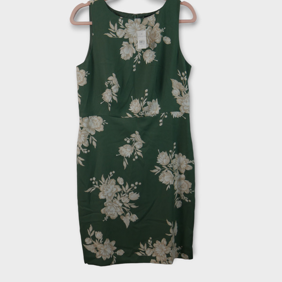 Ann Taylor Dresses & Skirts - Ann Taylor Factory Green Floral Dress Size 10 NWT